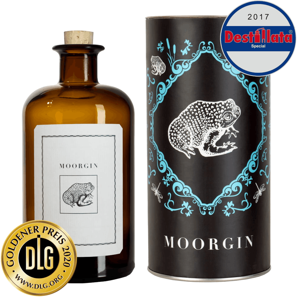 Bio Moorgin 0,5l in der Geschenkdose